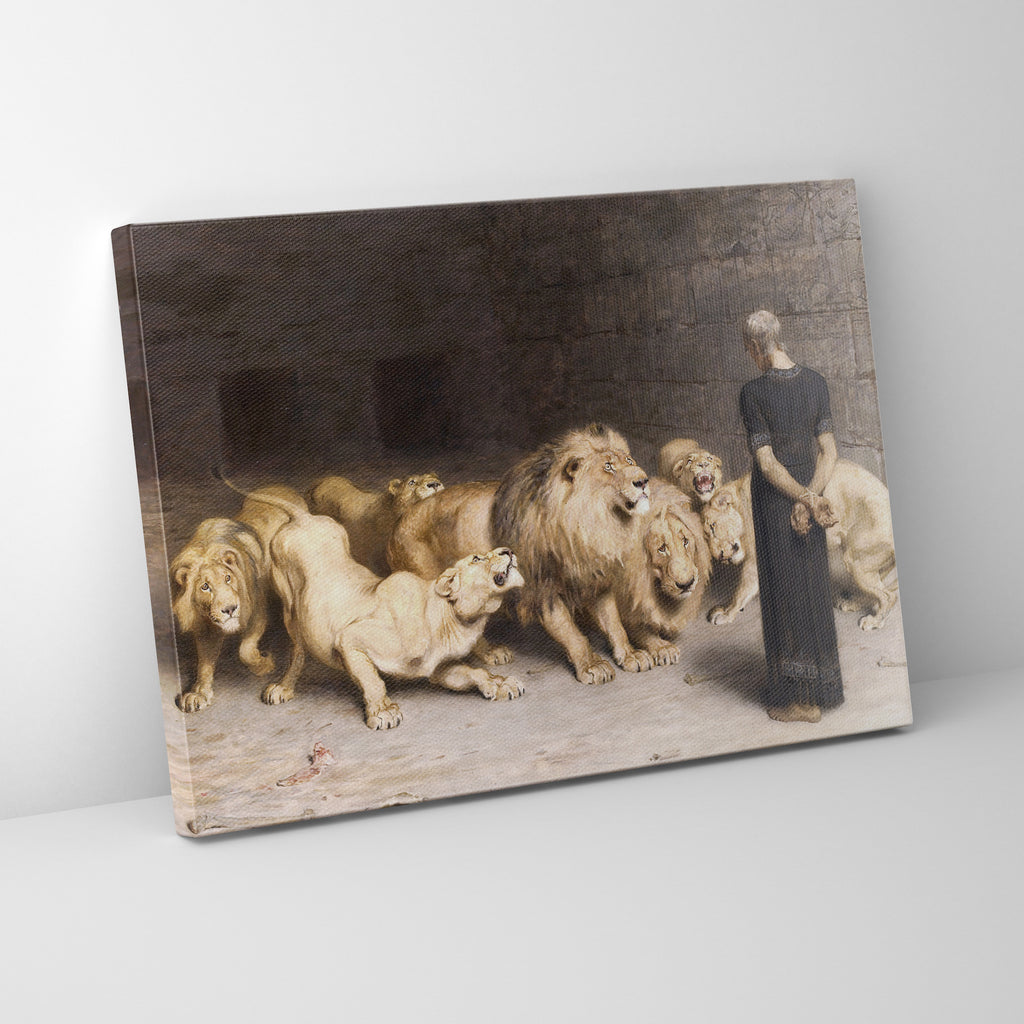 Daniel in the Lions' Den (1890) by Briton Rivière