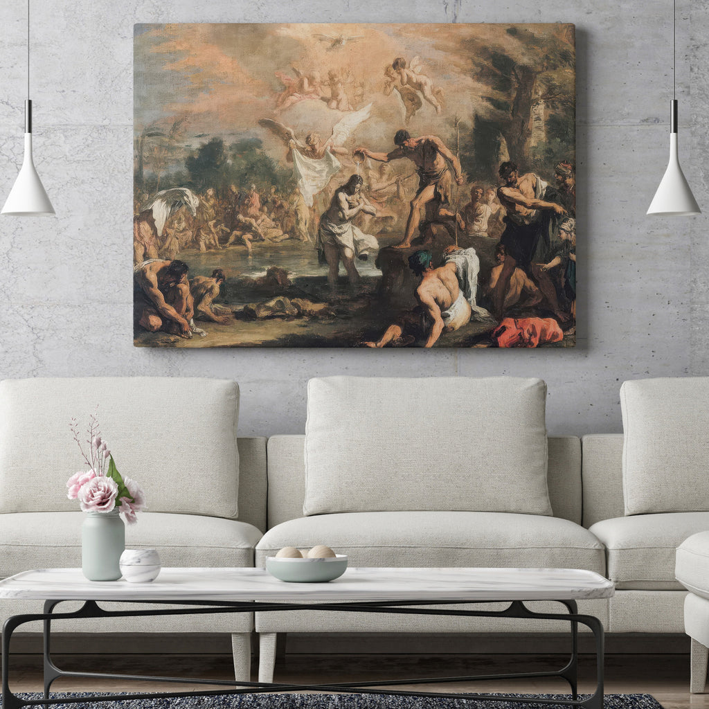 The Baptism of Christ (1713-14) by Sebastiano Ricci