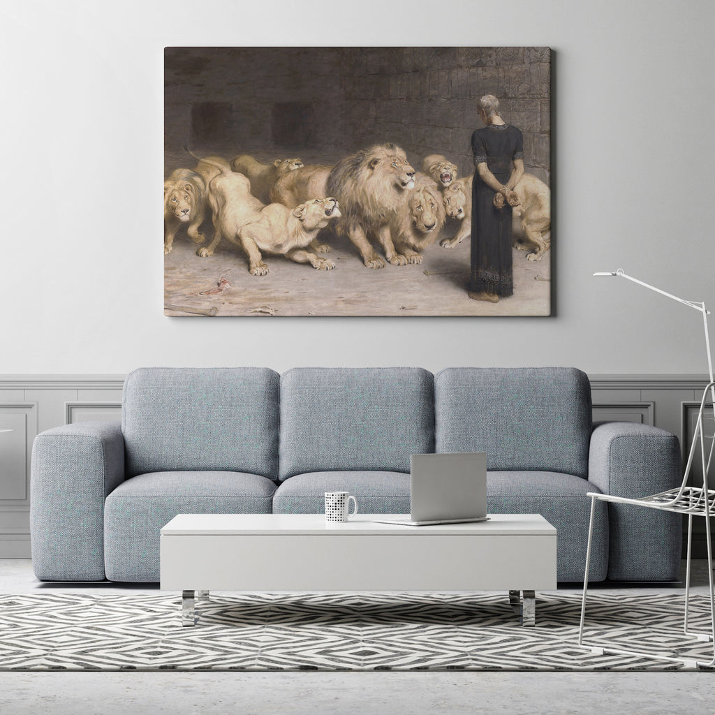 Daniel in the Lions' Den (1890) by Briton Rivière