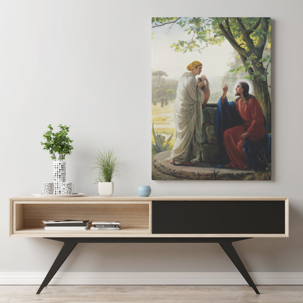 Woman at the Well (1872) by Carl Bloch