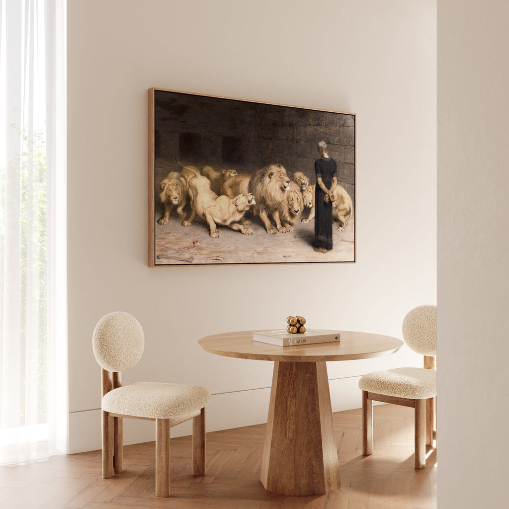 Daniel in the Lions' Den (1890) by Briton Rivière