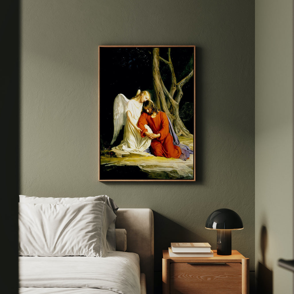 Christ in the Garden (1873) by Carl Bloch