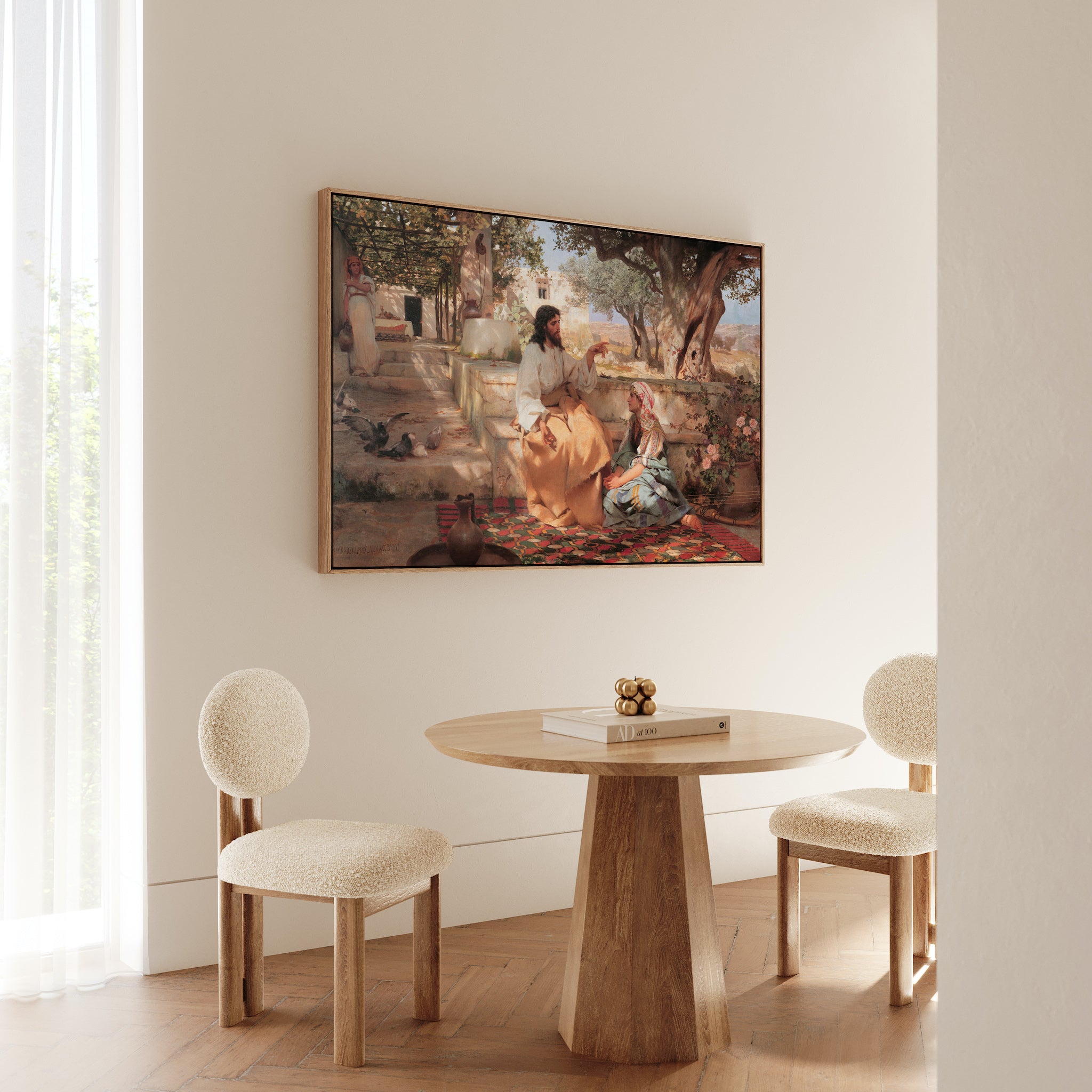 Christ in the House of Martha and Mary (1886) by Henryk Siemiradzki