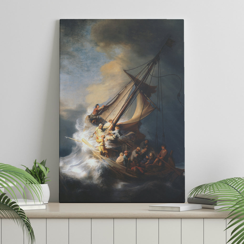 The Storm on the Sea of Galilee (1633) by Rembrandt