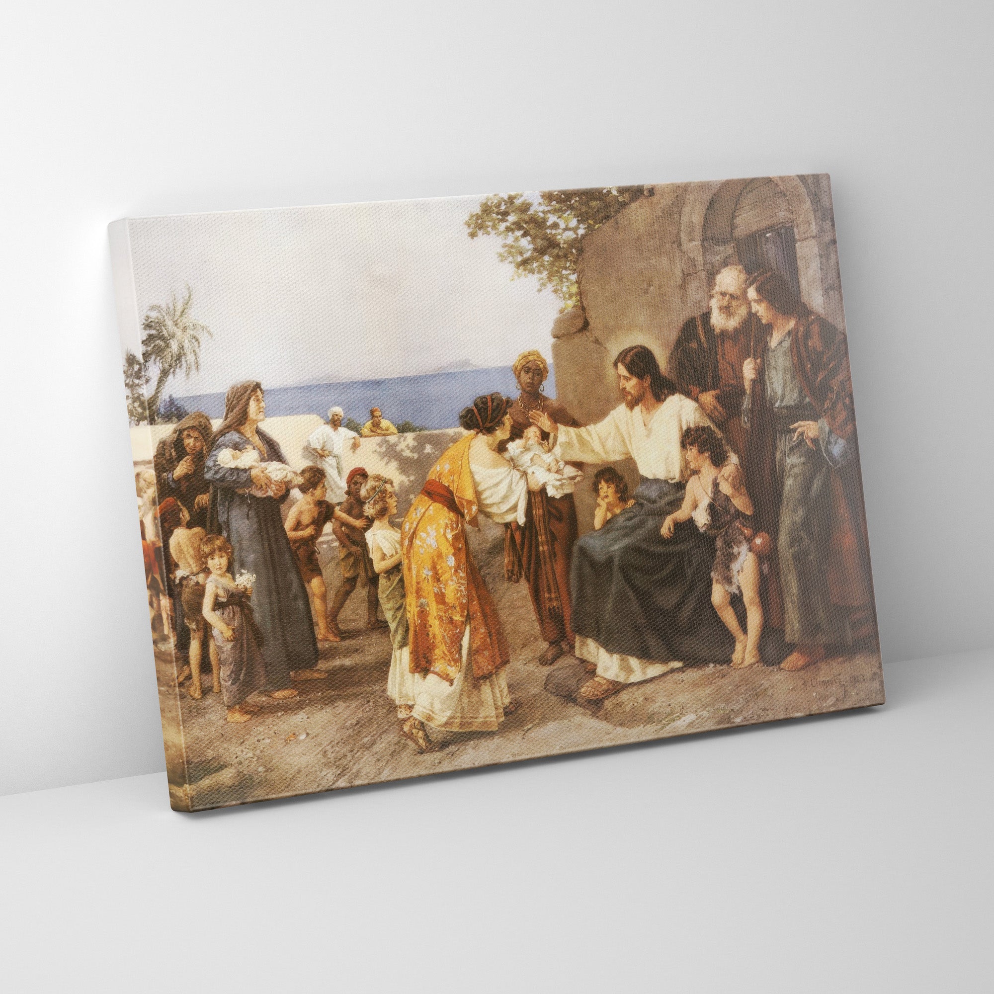 Christ Blessing The Children (1923) by Hermann Clementz